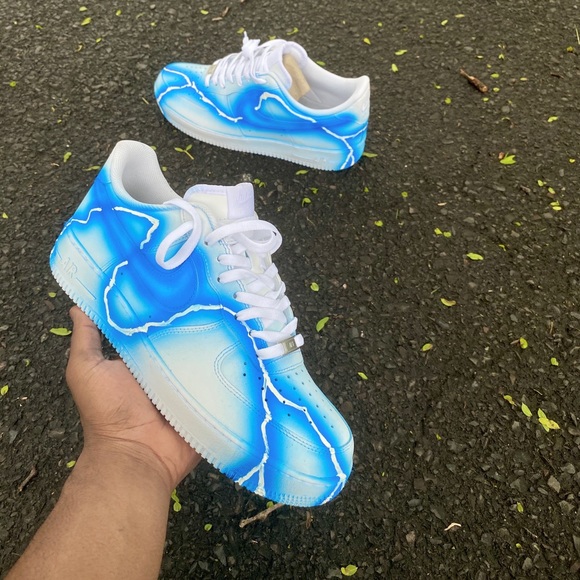 electric blue air force 1